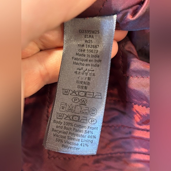 $498 NWT John Varvatos Jameson Shirt Jacket 52 Merlot 100% Cotton Woven Full Zip - Picture 8 of 12